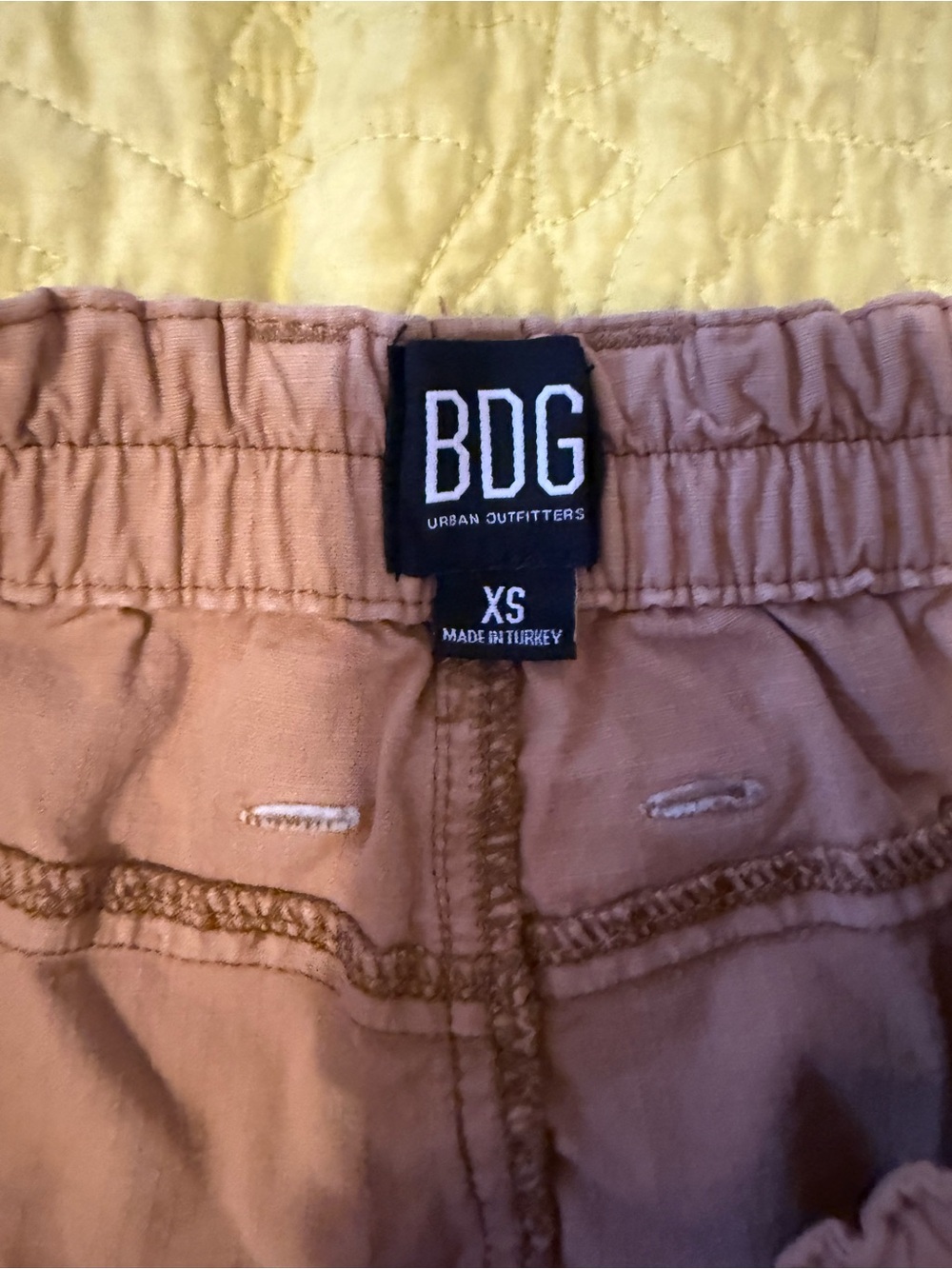 BDG XS Casual Tan Cargo Mini Skirt - Picture 5 of 5